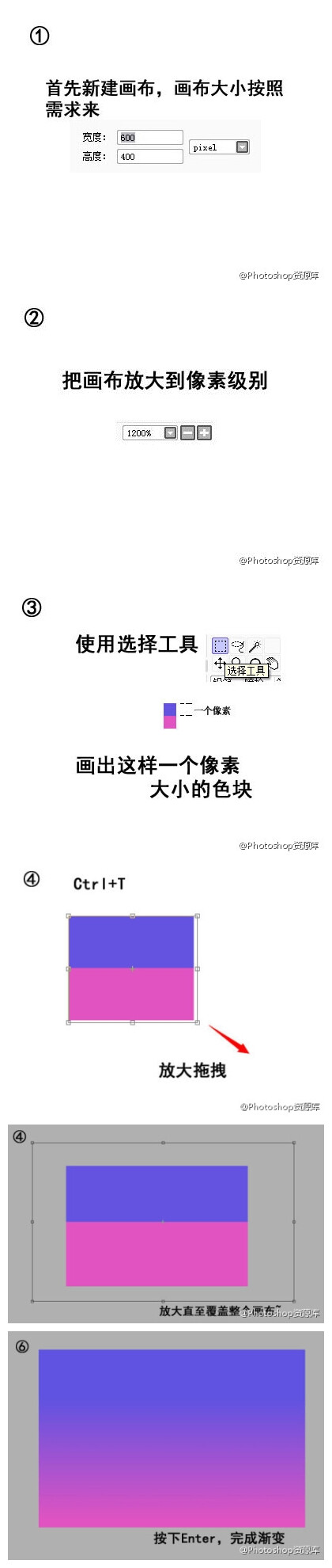 sai 渐变做法①