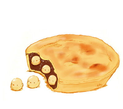小鸡仔 馅饼