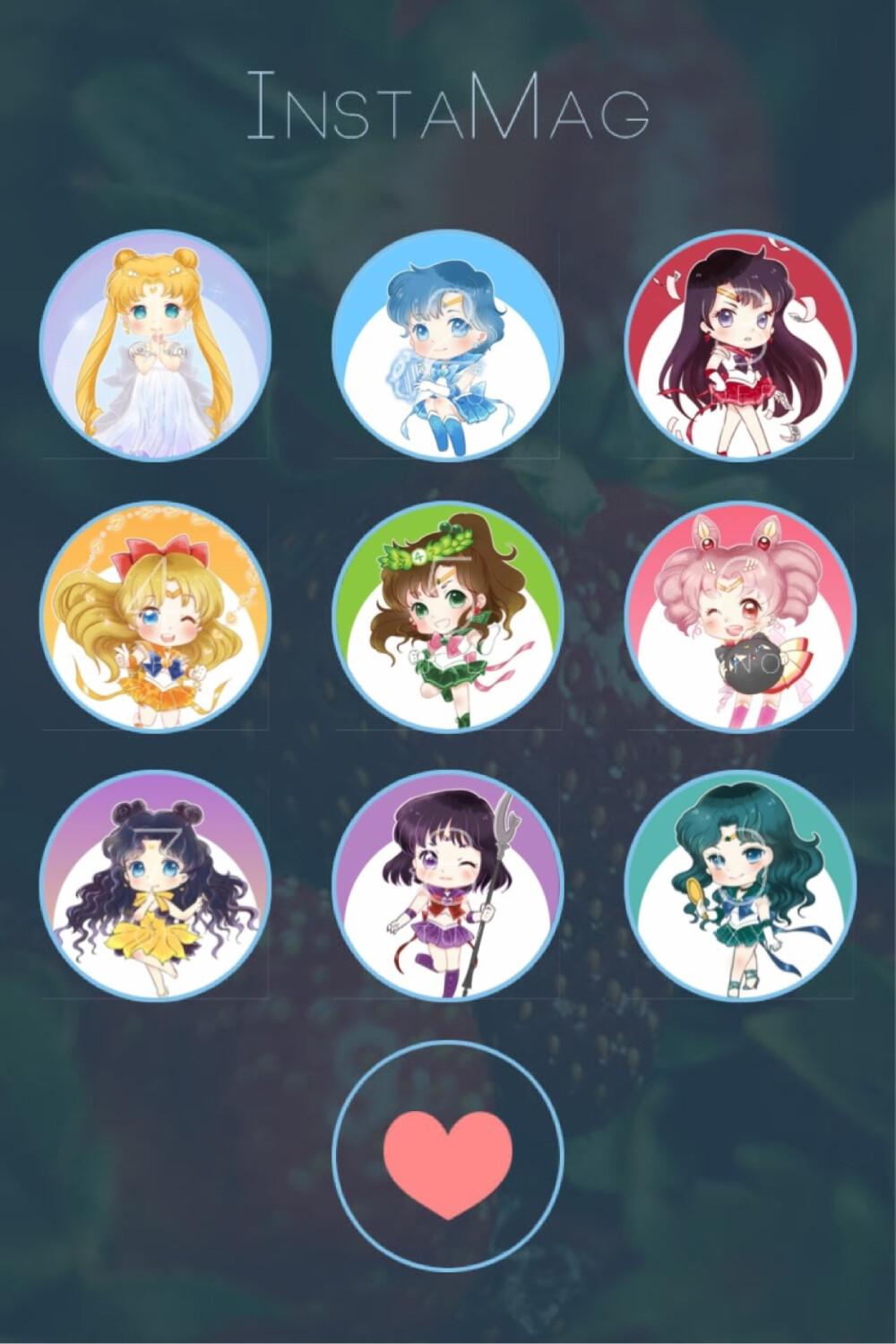 美少女战士锁屏壁纸九宫格