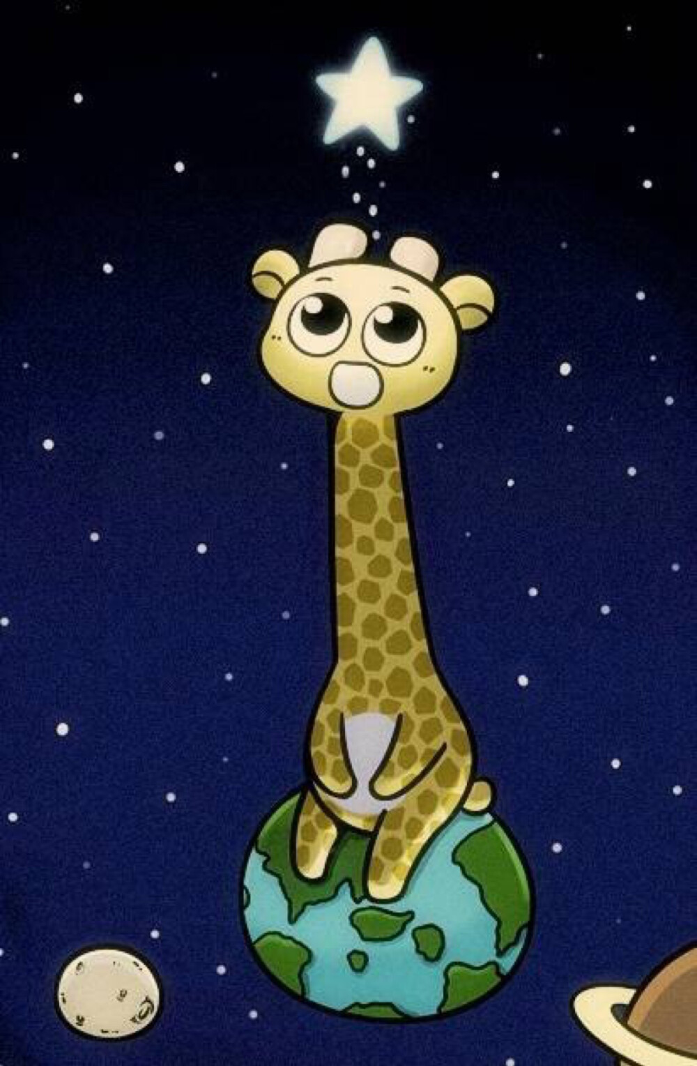 长颈鹿君可以摸到星星嘛78