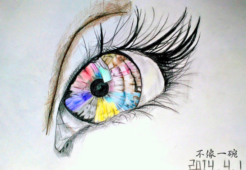 Colorful eye~