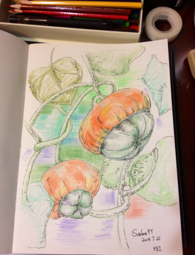 天再热也要品尝最新鲜出炉的热小画，只因有份情谊在～