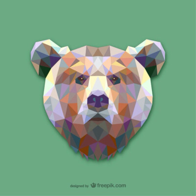 【triangle Design|Bear】