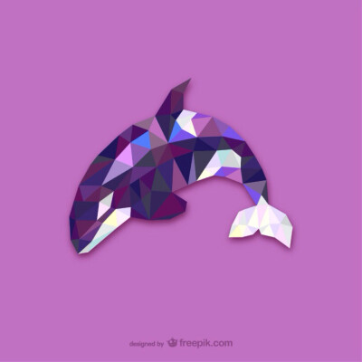 【triangle Design|Orca Whale】