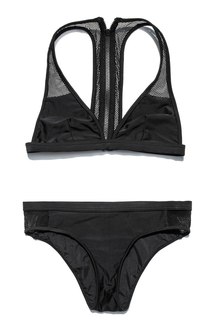 #让我穿得美一点，我就有动力运动了#T by Alexander Wang Racerback Bikini Top