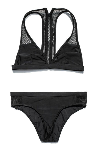 #让我穿得美一点，我就有动力运动了#T by Alexander Wang Racerback Bikini Top