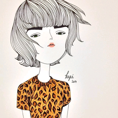 kapi,插画，头像