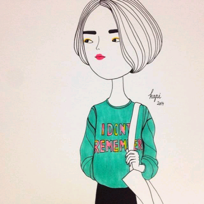 kapi,插画，头像