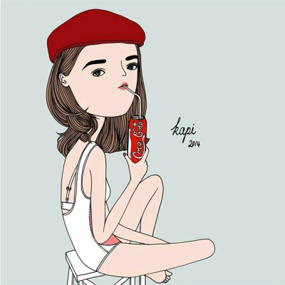 kapi,插画，头像