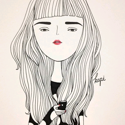 kapi,插画，头像