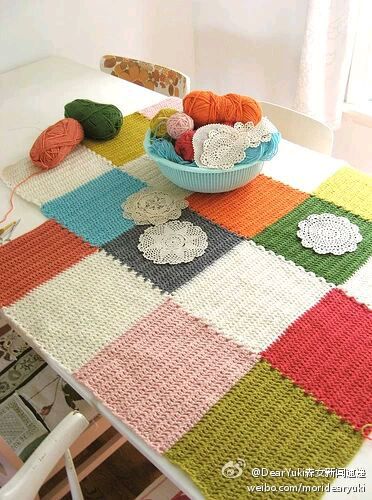 钩针毯子～
