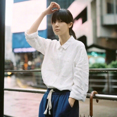 小清新BF 白衬衫，就爱这种feel~