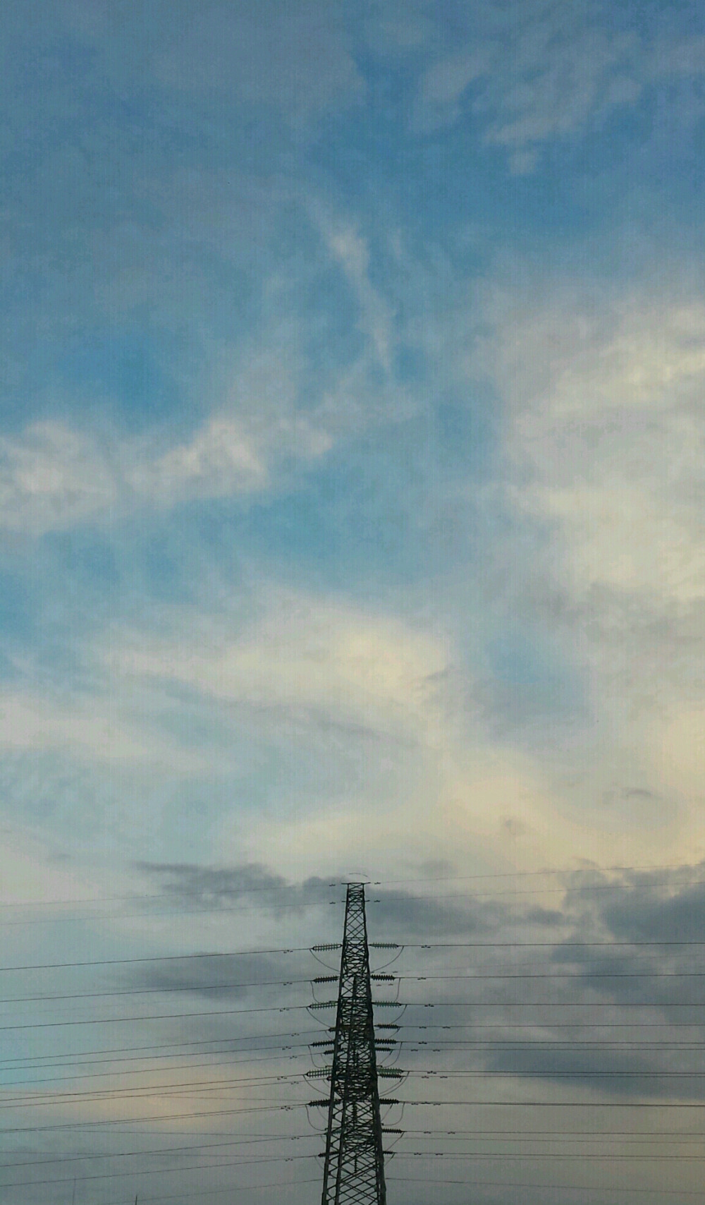 晒天空 傍晚的天空