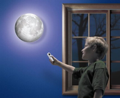 美国Uncle Milton 超美 遥控月球灯Moon in my room房间里的月亮