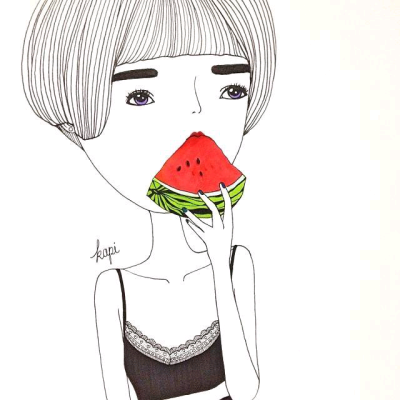 kapi,插画，头像