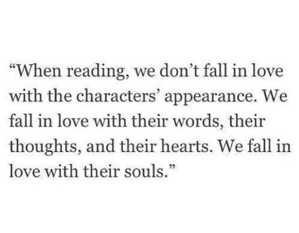 We fall in love.