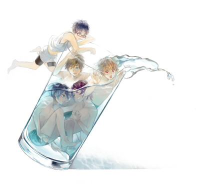 「Free！男子游泳部」动漫 插画 pixiv free!!!!!【id=37018663 畵师：hz】