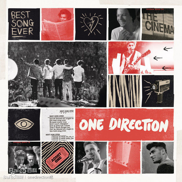 《Best Song Ever》是英国/爱尔兰流行音乐组合One Direction（单向乐队）第三张专辑《Midnight Memories》的首波主打歌曲，同时该单曲也是One Direction即将在2013年暑期上映的自传电影《This Is Us》的主题歌，于2013年7月22日全球发行。该单曲的音乐录影带于2013年7月22日全球公开，在Youtube24小时内观看量突破1090万次，创造了全新的纪录。《Best Song Ever》发行首日便登上包括美国在内全球多个国家榜首位。