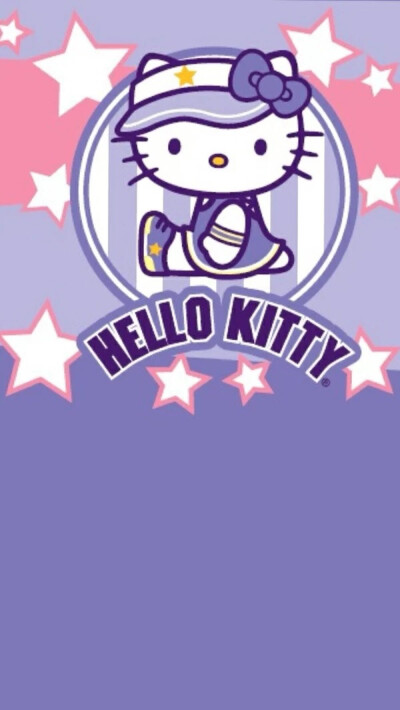 Hello kitty iPhone 壁纸 锁屏 微信 背景 锁屏 手绘 插画