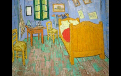 ！ 《阿尔勒的卧室》Bedroom in Arles, 1888