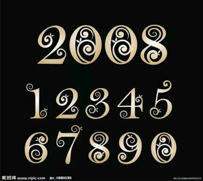 数字花体 堆糖 美图壁纸兴趣社区