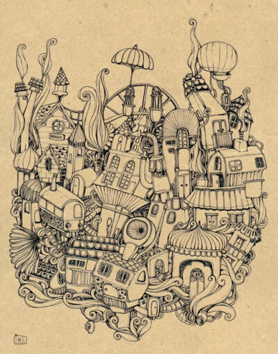 #MrSithZam#来自越南的插画师，画风很独特