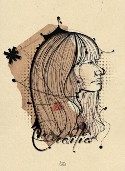 #MrSithZam#来自越南的插画师，画风很独特