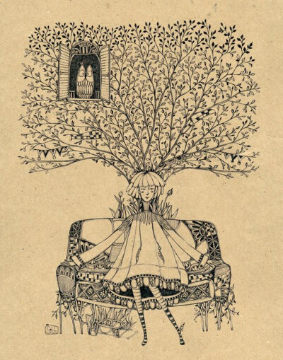 #MrSithZam#来自越南的插画师，画风很独特