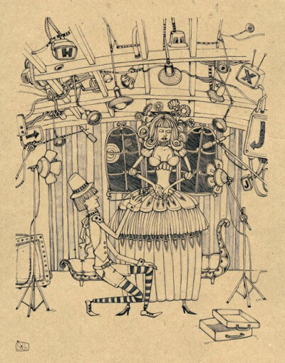 #MrSithZam#来自越南的插画师，画风很独特