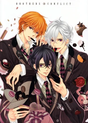 BROTHERS CONFLICT 特典 イラストカード ペーパー 椿 梓 棗 BROTHERS
