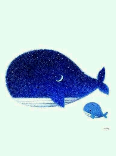 可爱鲸鱼素材壁纸锁屏