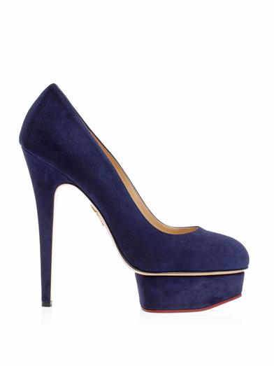 CHARLOTTE OLYMPIA Dolly suede pumps 高跟鞋