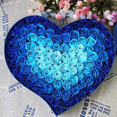 蓝色玫瑰【蓝色妖姬】素材壁纸锁屏