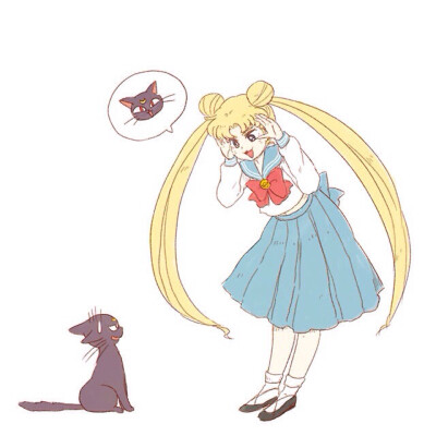 美少女战士 Sailor Moon 水冰月 水兵月 月野兔 cr：tumblr