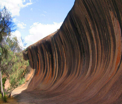 澳大利亚 珀斯 波浪岩。