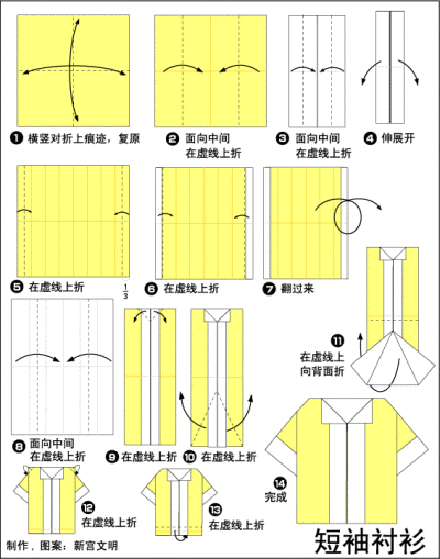 短袖衬衫（找了些中文版的，图片从网站上保存）