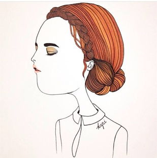 泰国插画师的 卡通女孩