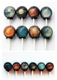 美国VintageConfections 宇宙星球星空棒棒糖