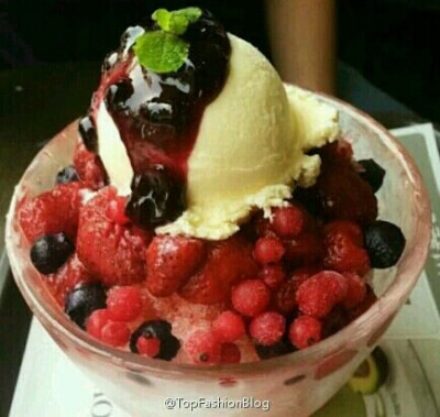 Fruit ice Cream!