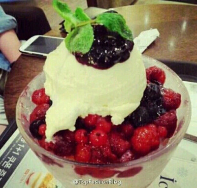 Fruit ice Cream!