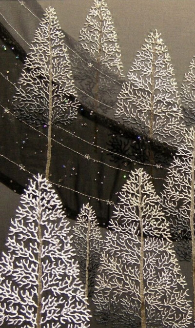 FABulous embroidered trees...