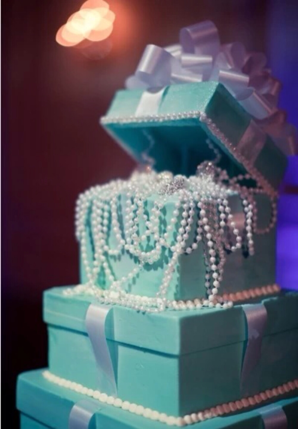 Tiffany Co 翻糖 结婚 蛋糕 饼干 甜点 美食