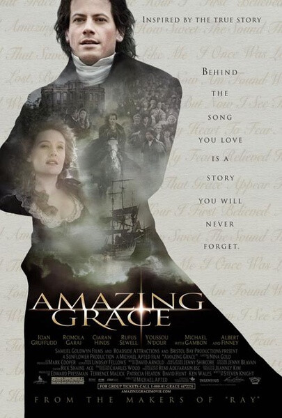 奇异的恩典 Amazing Grace (2006) 导演: 迈克尔·艾普特 编剧: Steven Knight 主演: 艾恩·格拉法德 / 萝玛拉·嘉瑞 / 本尼迪克特·康伯巴奇 / 阿尔伯特·芬尼 / 迈克尔·刚本 / 卢夫斯·塞维尔 类型: 剧情 / 爱情 / 传记 / 历史 --- 年仅21岁的威廉·威伯福斯（艾恩·格拉法德 Ioan Gruffudd饰）在好友威廉姆·彼特（本尼迪克特·康伯巴奇 Benedict Cumberbatch饰）的劝说下加入英国议会。两人共同领导了反奴隶运动，与反对者展开激烈的斗争。然而威伯福斯拟定的关于反黑奴的议案还是被国会否定了。身心疲惫的威伯福斯