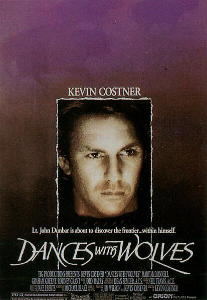 与狼共舞 Dances with Wolves (1990) 导演: 凯文·科斯特纳 编剧: 迈克尔·布雷克 主演: 凯文·科斯特纳 / 玛丽·麦克唐纳 / 格雷厄姆·格林 类型: 剧情 / 西部 / 冒险