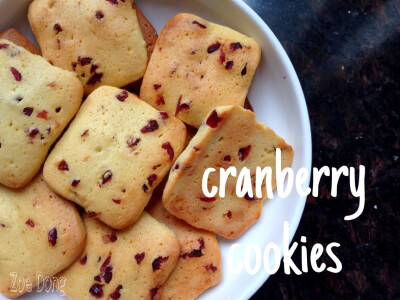 cranberry cookies