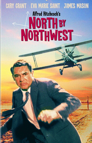 西北偏北 North by Northwest (1959) 导演: 阿尔弗雷德·希区柯克 编剧: 恩斯特·莱赫曼 主演: 加里·格兰特 / 爱娃·玛丽·森特 / 詹姆斯·梅森 / 洁茜·罗伊丝·兰迪斯 类型: 动作 / 悬疑 / 犯罪 ---罗杰（加里·格兰特 Car…