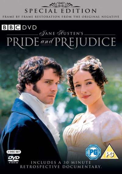 《傲慢与偏见 Pride and Prejudice》1995版 经典中的经典啊，Colin*Firth是都成達西的代言人了，雖然這里的女主感覺沒有那么漂亮，但是也算比較耐看。