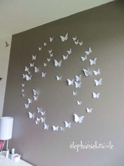 #艺术家#手工达人#蝴蝶的精彩创意——蝴蝶艺术墙