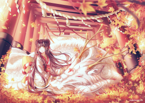 p站 二次元 插画 少女 头像 原创 壁纸    autumn.    美丽  和风   神秘的   建议点大图看   绚丽 画师：instockee.    id=45323334