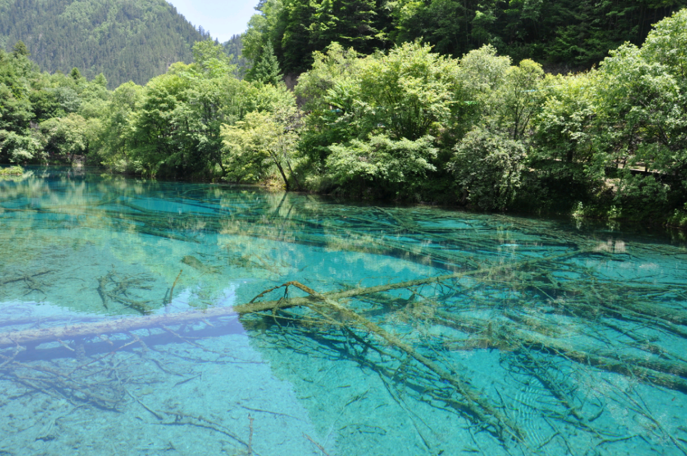 九寨美景。